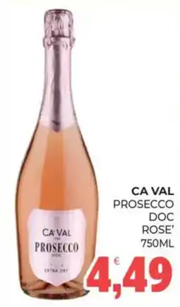 Eté Ca' Val Prosecco Doc Rose' offerta