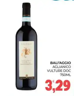 Eté Bali'aggio Aglianico Vulture Doc offerta