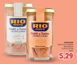 Eté Riomare filetti di tonno naturale olio di oliva offerta