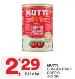 Sisa Mutti concentrato doppio offerta