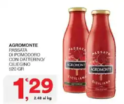 Sisa Passata di pomodoro con datterino/ciliegino Agromonte offerta