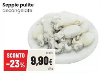 Seppie pulite decongelate