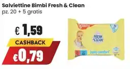 Coop Master Alleanza 3.0 Salviettine Bimbi Fresh & Clean offerta
