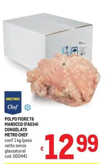 Polpo fiore T6 Metro Chef