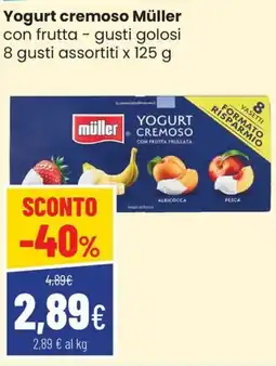 Coop Master Alleanza 3.0 Yogurt cremoso Müller con frutta offerta