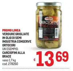 Metro Carciofini alla brace Ortocori offerta