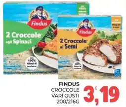 Eté Findus Crocchette vari gusti offerta