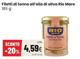 Coop Master Alleanza 3.0 Filetti di Tonno Rio Mare all'Olio di Oliva offerta