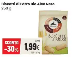 Coop Master Alleanza 3.0 Biscotti di Farro Alce Nero offerta