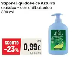 Coop Master Alleanza 3.0 Sapone liquido Felce Azzurra classico offerta