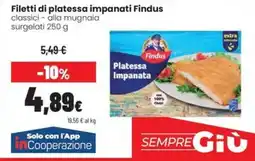 Coop Master Alleanza 3.0 Filetti di platessa impanati Findus offerta