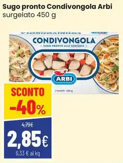 Coop Master Alleanza 3.0 Sugo pronto alle vongole Arbi offerta