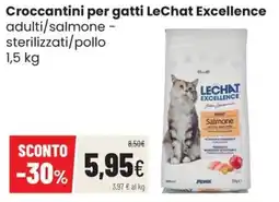 Coop Master Alleanza 3.0 Croccantini per gatti LeChat Excellence offerta