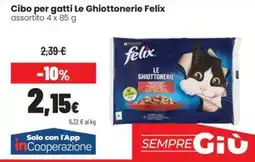Coop Master Alleanza 3.0 Cibo per gatti Le Ghiottonerie Felix offerta