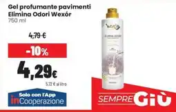 Coop Master Alleanza 3.0 Gel profumante pavimenti Elimina Odori Wexór offerta