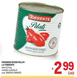 Metro Pomodori interi pelati La Torrente offerta