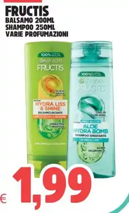 Eté Garnier Fructis Hydra Liss & Shine Balsamo Lisciante offerta