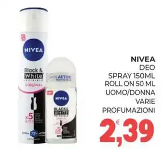 Nivea deo spray roll on