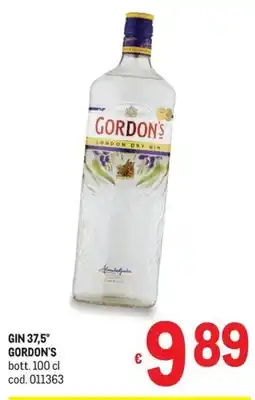 Metro Gin Gordon's offerta