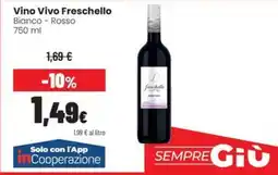 Coop Master Alleanza 3.0 Vino Vivo Freschello offerta