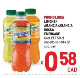 Metro Energade offerta