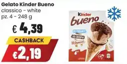 Coop Master Alleanza 3.0 Gelato Kinder Bueno classico - white offerta
