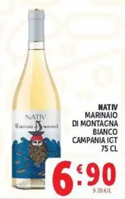 Deco Maxistore Nativ Marinaio di Montagna Bianco offerta