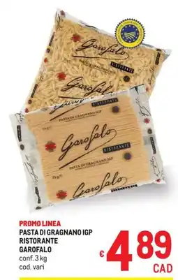 Metro Pasta di Gragnano IGP Ristorante Garofalo offerta