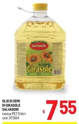 Metro Olio di semi di girasole Salvadori offerta