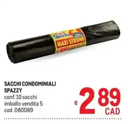 Metro Sacchi condominiali Spazzy offerta