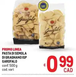 Metro Pasta di semola di gragnano igp garofalo offerta