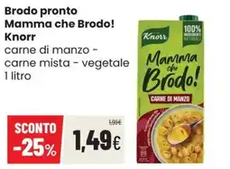 Coop Master Alleanza 3.0 Knorr Mamma che Brodo! carne di manzo offerta