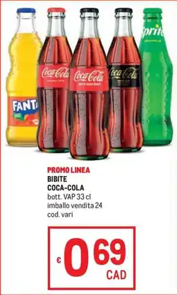Metro Bibite Coca-Cola offerta