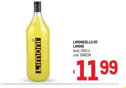 Metro Limoncello 25° Limoni offerta