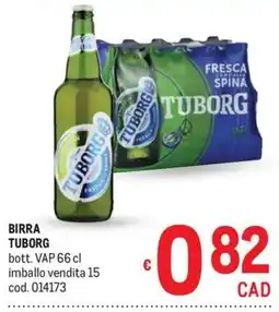 Metro Birra Tuborg offerta