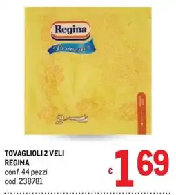 Metro Tovaglioli 2 veli Regina offerta