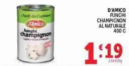 Deco Maxistore D'Amico funghi champignon offerta