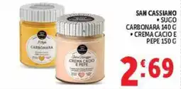 Deco Maxistore San Cassiano sugo carbonara e crema cacio e pepe offerta