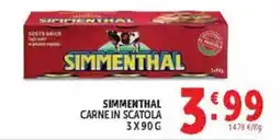 Deco Maxistore Simmenthal carne in scatola offerta
