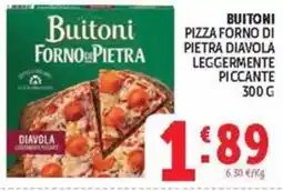 Deco Maxistore Buitoni pizza forno di pietra diavola leggermente piccante offerta