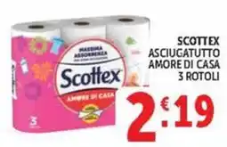 Deco Maxistore Scottex asciugatutto amore di casa offerta