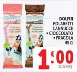 Deco Maxistore Dolphin polaretti cannucce offerta