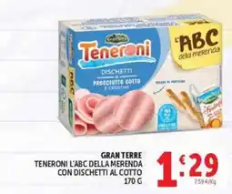 Deco Maxistore Teneroni L'ABC della merenda con dischetti al cotto offerta