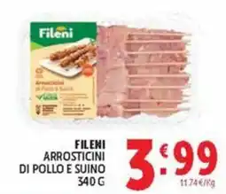 Deco Maxistore Fileni arrosticini di pollo e suino offerta
