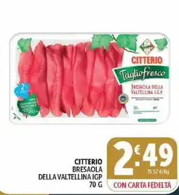 Deco Maxistore Citterio Bresaola della Valtellina IGP offerta