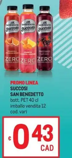 Metro Succosi San Benedetto offerta