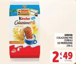 Deco Maxistore Kinder Colazione Più Cereali offerta