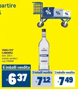 Metro Vodka Fjorowka offerta