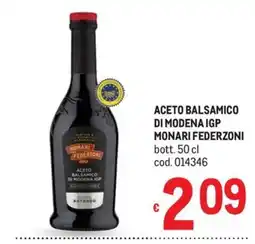 Metro Aceto balsamico di Modena IGP Monari Federzoni offerta