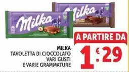 Deco Maxistore Milka Tavoletta di cioccolato offerta